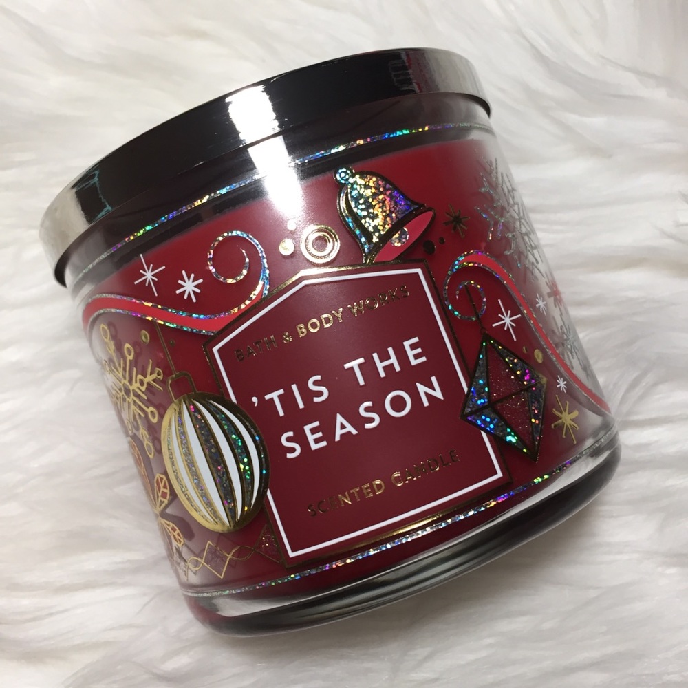 NEW BBW TIS THE SEASOK 3 WICK CANDLE LARGE